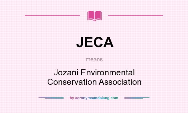 What does JECA mean? It stands for Jozani Environmental Conservation Association