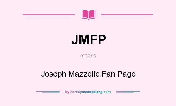 What does JMFP mean? It stands for Joseph Mazzello Fan Page