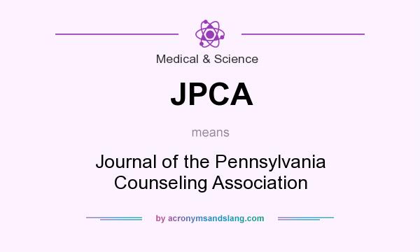 What does JPCA mean? It stands for Journal of the Pennsylvania Counseling Association