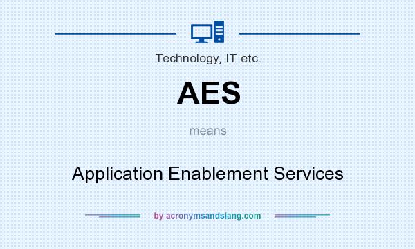 What does AES mean? It stands for Application Enablement Services