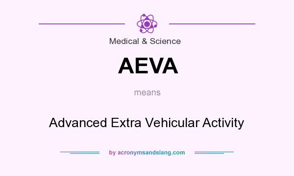 What does AEVA mean? It stands for Advanced Extra Vehicular Activity