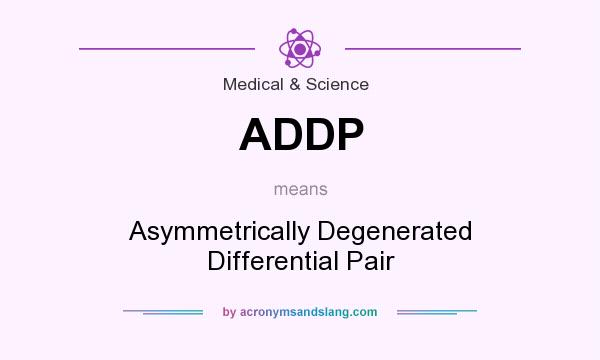What does ADDP mean? It stands for Asymmetrically Degenerated Differential Pair