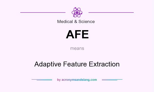 What does AFE mean? It stands for Adaptive Feature Extraction