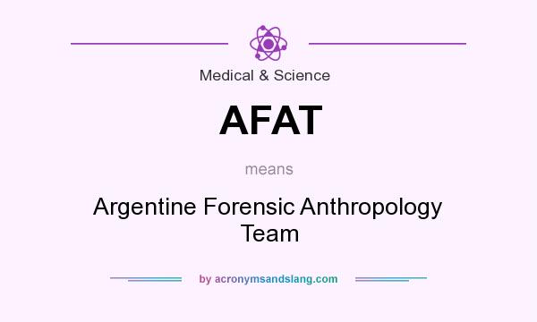 What does AFAT mean? It stands for Argentine Forensic Anthropology Team