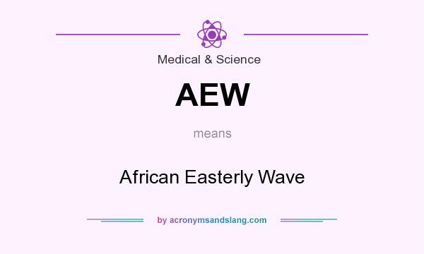 What does AEW mean? It stands for African Easterly Wave