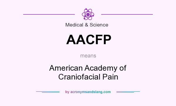 What does AACFP mean? It stands for American Academy of Craniofacial Pain