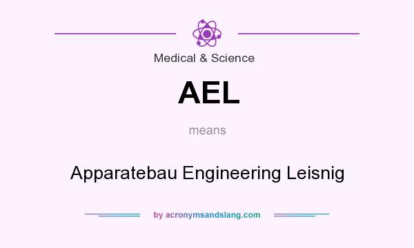 What does AEL mean? It stands for Apparatebau Engineering Leisnig