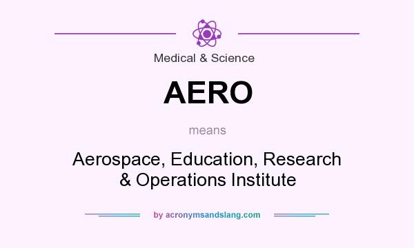 What does AERO mean? It stands for Aerospace, Education, Research & Operations Institute