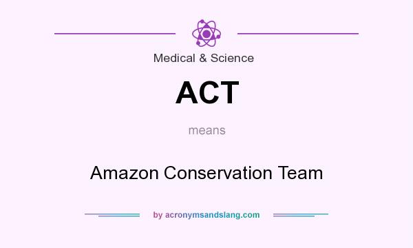 What does ACT mean? It stands for Amazon Conservation Team