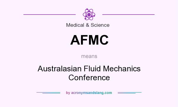 What does AFMC mean? It stands for Australasian Fluid Mechanics Conference