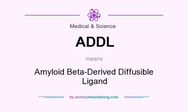 What does ADDL mean? It stands for Amyloid Beta-Derived Diffusible Ligand