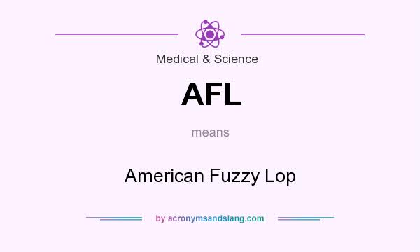 What does AFL mean? It stands for American Fuzzy Lop