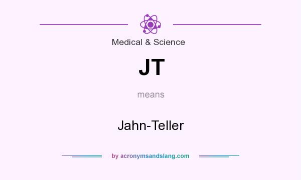 What does JT mean? It stands for Jahn-Teller