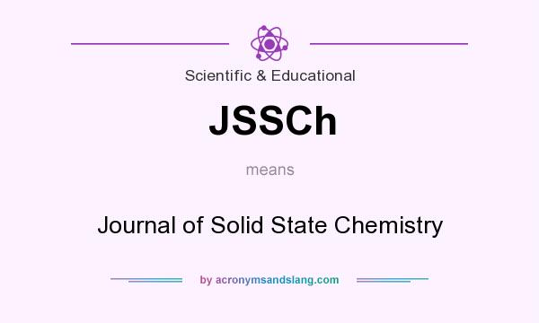 What does JSSCh mean? It stands for Journal of Solid State Chemistry