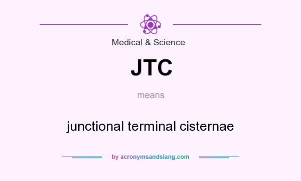 What does JTC mean? It stands for junctional terminal cisternae