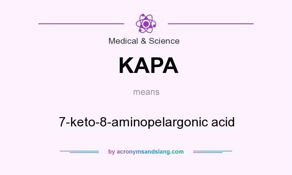 What does KAPA mean? It stands for 7-keto-8-aminopelargonic acid