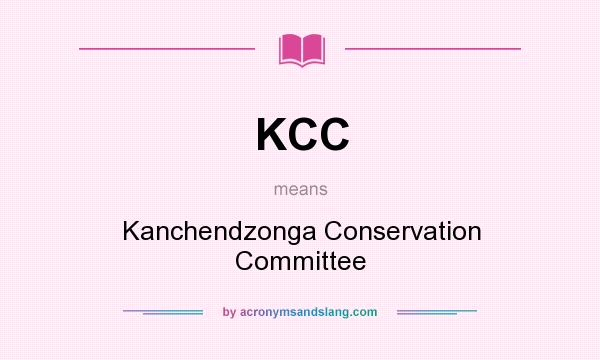 What does KCC mean? It stands for Kanchendzonga Conservation Committee