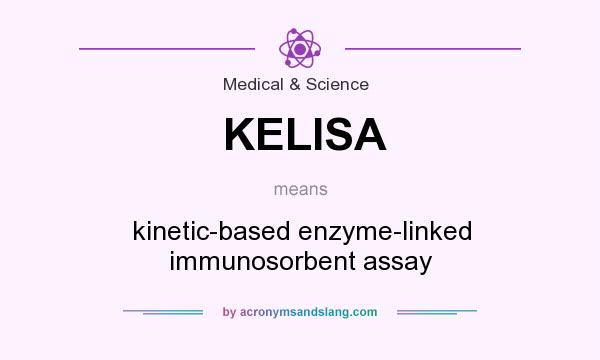 What does KELISA mean? It stands for kinetic-based enzyme-linked immunosorbent assay