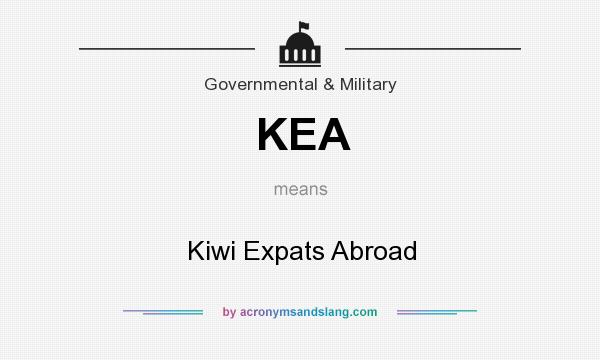 What does KEA mean? It stands for Kiwi Expats Abroad