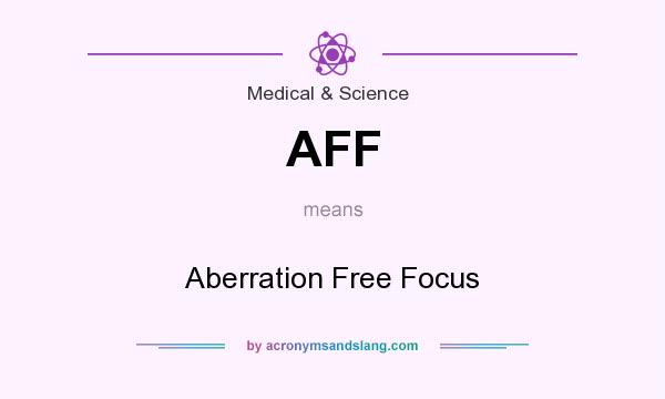 What does AFF mean? It stands for Aberration Free Focus