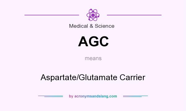 What does AGC mean? It stands for Aspartate/Glutamate Carrier