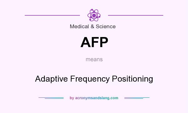 What does AFP mean? It stands for Adaptive Frequency Positioning