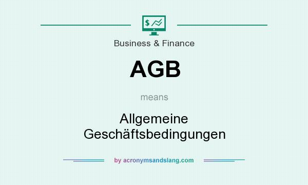 What does AGB mean? It stands for Allgemeine Geschäftsbedingungen