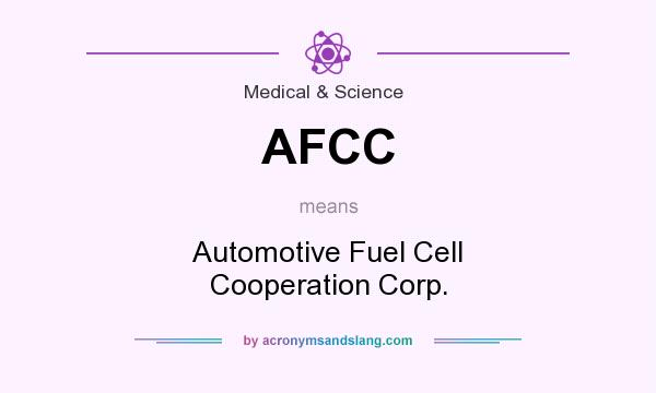 What does AFCC mean? It stands for Automotive Fuel Cell Cooperation Corp.