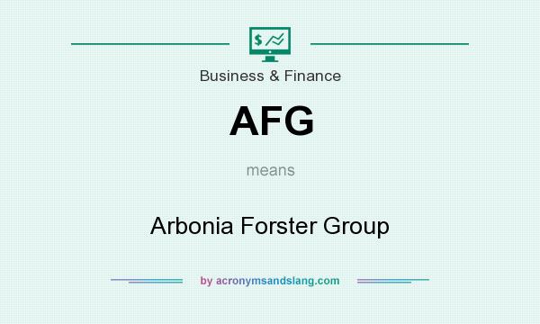 What does AFG mean? It stands for Arbonia Forster Group