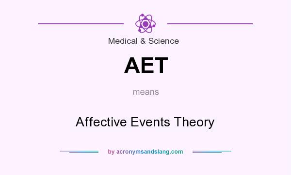What does AET mean? It stands for Affective Events Theory