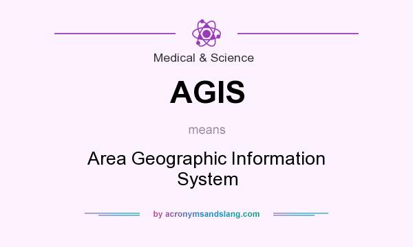 What does AGIS mean? It stands for Area Geographic Information System