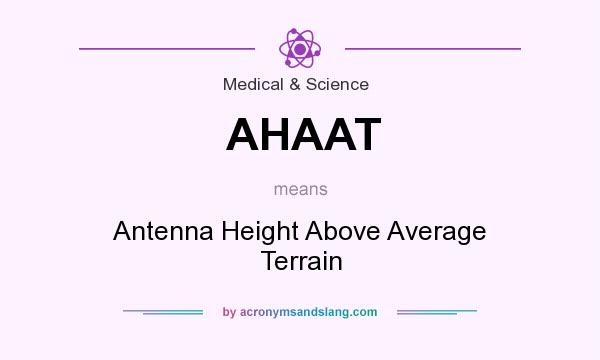 What does AHAAT mean? It stands for Antenna Height Above Average Terrain
