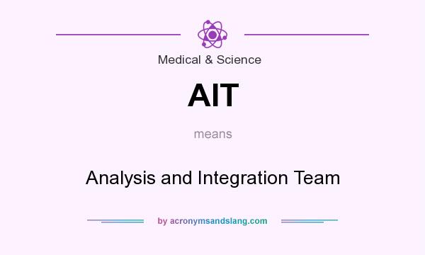 What does AIT mean? It stands for Analysis and Integration Team