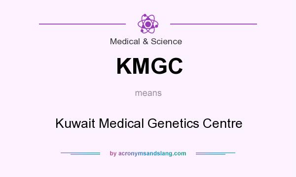 What does KMGC mean? It stands for Kuwait Medical Genetics Centre