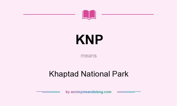 What does KNP mean? It stands for Khaptad National Park