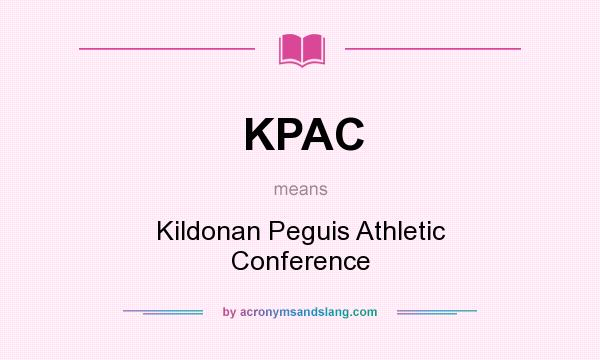 What does KPAC mean? It stands for Kildonan Peguis Athletic Conference
