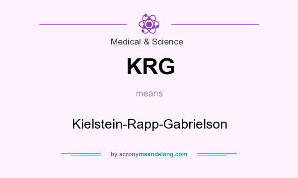 What does KRG mean? It stands for Kielstein-Rapp-Gabrielson