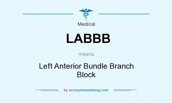 What does LABBB mean? It stands for Left Anterior Bundle Branch Block