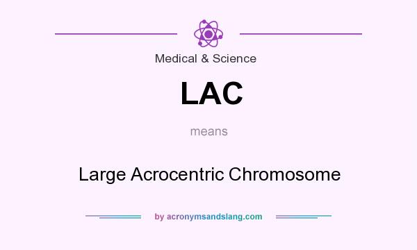 What does LAC mean? It stands for Large Acrocentric Chromosome