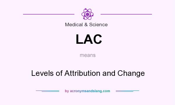 What does LAC mean? It stands for Levels of Attribution and Change