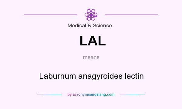 What does LAL mean? It stands for Laburnum anagyroides lectin