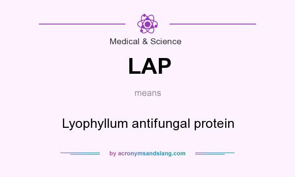 What does LAP mean? It stands for Lyophyllum antifungal protein