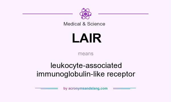 What does LAIR mean? It stands for leukocyte-associated immunoglobulin-like receptor