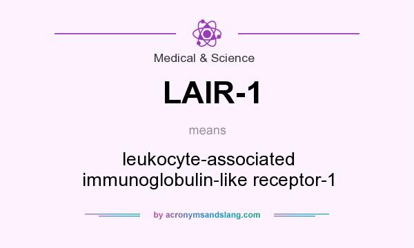 What does LAIR-1 mean? It stands for leukocyte-associated immunoglobulin-like receptor-1