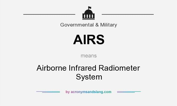 What does AIRS mean? It stands for Airborne Infrared Radiometer System
