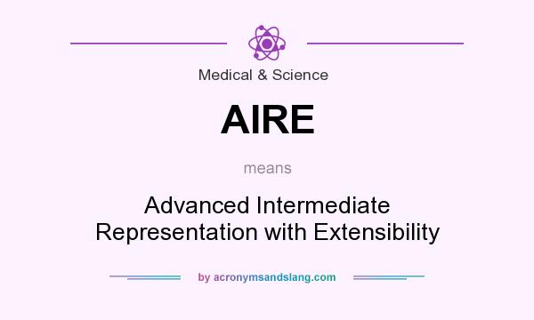 What does AIRE mean? It stands for Advanced Intermediate Representation with Extensibility