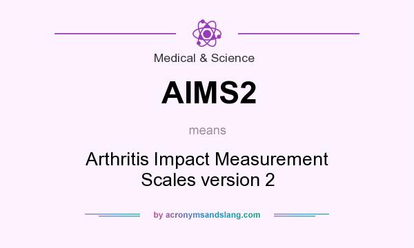 What does AIMS2 mean? It stands for Arthritis Impact Measurement Scales version 2