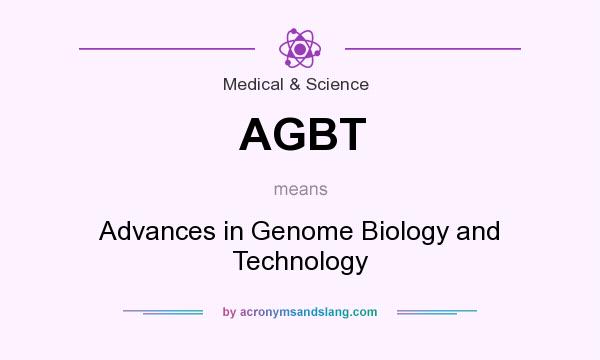 What does AGBT mean? It stands for Advances in Genome Biology and Technology