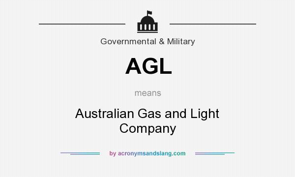 What does AGL mean? It stands for Australian Gas and Light Company