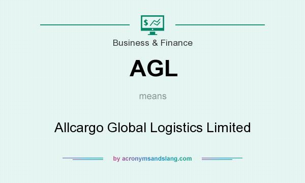 What does AGL mean? It stands for Allcargo Global Logistics Limited